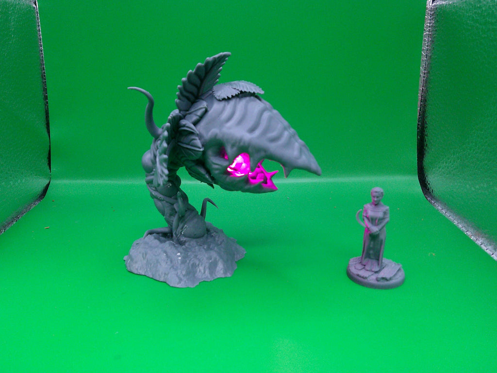Alien Mawthorn LED – Fantasy | 3D Printed Scatter | Tabletop RPG D&D | Daggerheart (UNPAINTED)