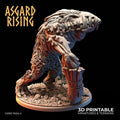 Fjord Trolls Resin Miniature | Asgard Rising 32mm Fantasy Trolls for Tabletop RPG, Wargaming, DnD Terrain