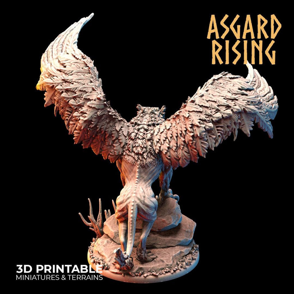 Griffins by Asgard Rising Resin Monster Miniatures for Dungeons and Dragons and other TTRPG ( ships unpainted and un assembled)