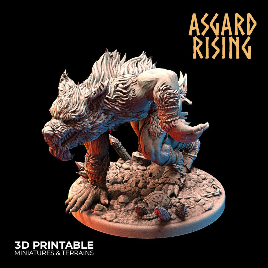 Shapeshifter Ulfhednar Werewolf DND Monster Mini | Fantasy Resin Miniature | Tabletop RPG Figure | Unpainted