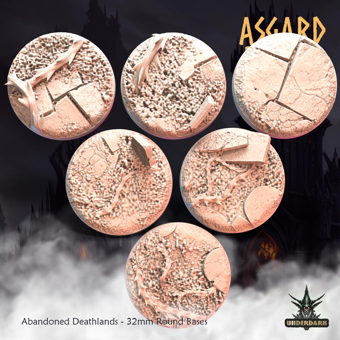 6 Piece Set Cave-Lurking Spiders - 32mm Resin DnD Miniatures - Asgard Rising | Unpainted