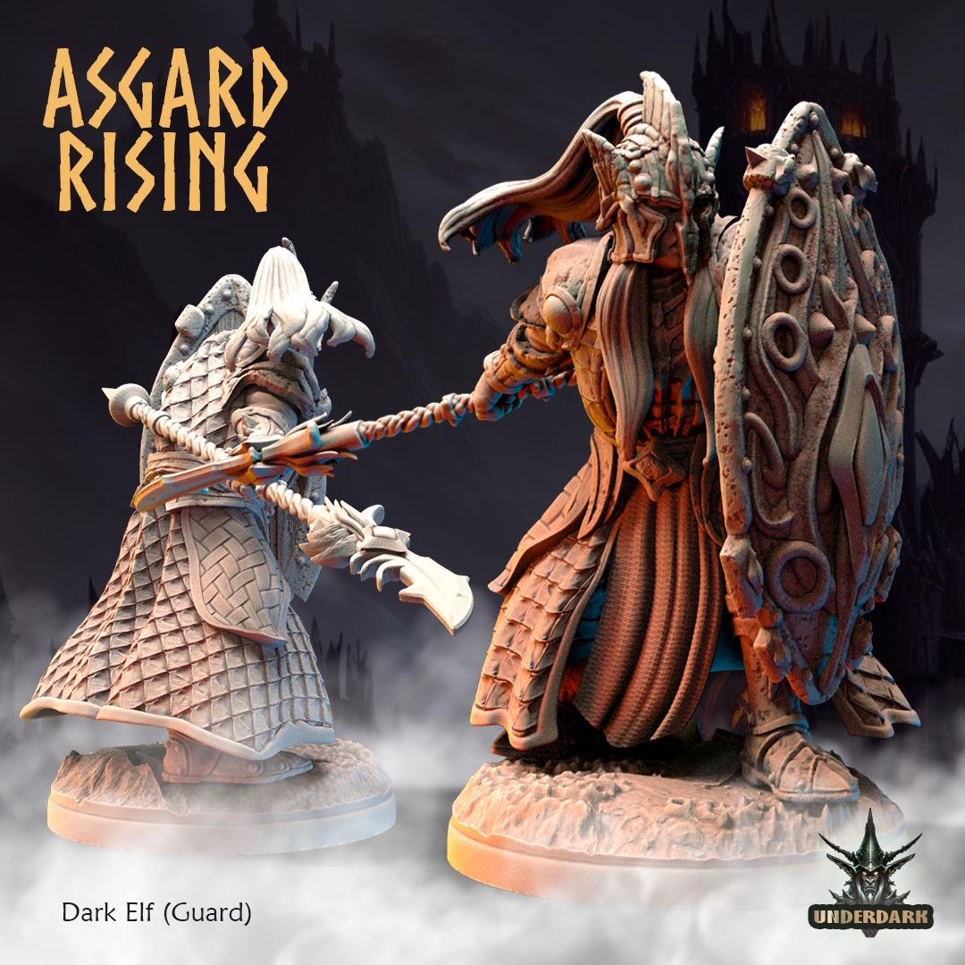 Dark Elves Warband -  Resin DnD Miniatures - Asgard Rising  | Unpainted