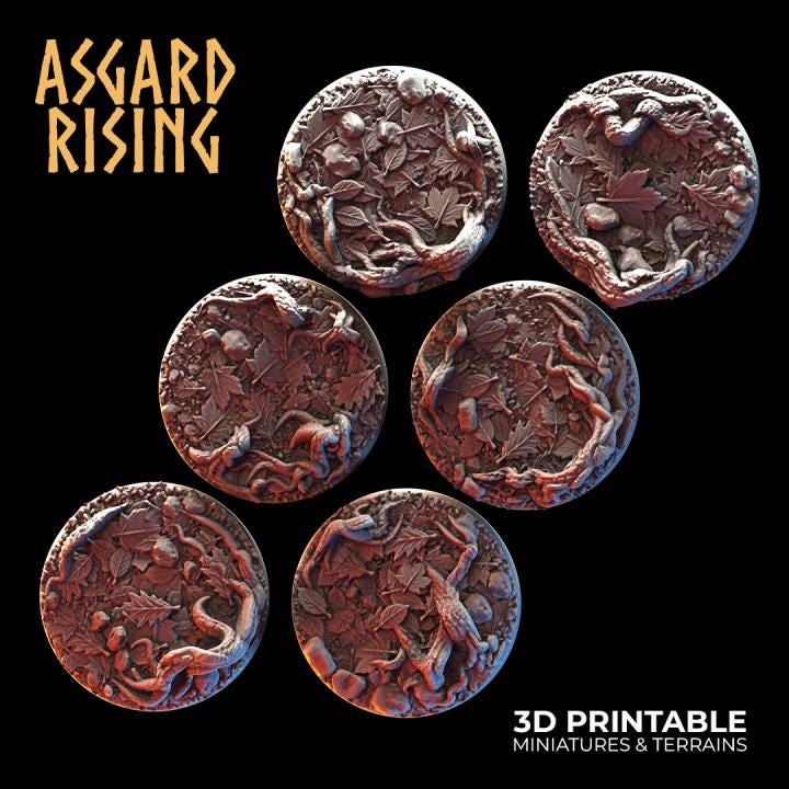 Viking Rangers Resin Miniatures | Asgard Rising 32mm Archers for DnD, Pathfinder & Daggerheart | Unpainted
