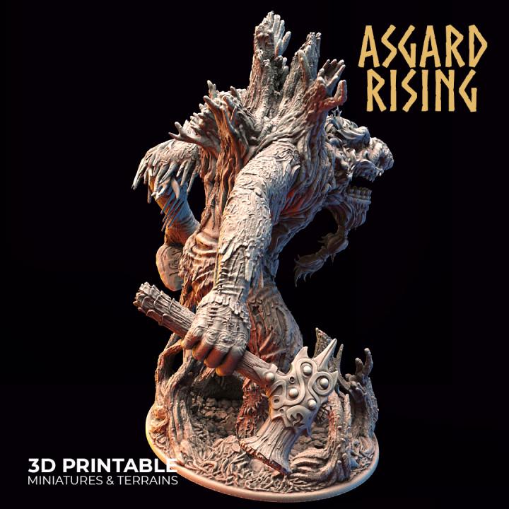 Jontar the Mad Hill Giant | Large Resin Boss Miniature | Asgard Rising 32mm DnD, Pathfinder & Daggerheart | Unpainted