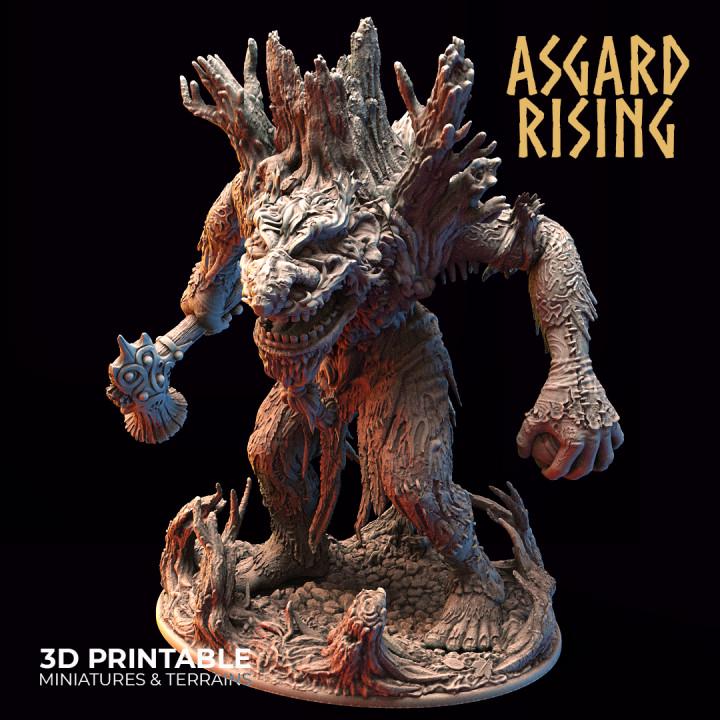 Jontar the Mad Hill Giant | Large Resin Boss Miniature | Asgard Rising 32mm DnD, Pathfinder & Daggerheart | Unpainted