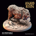 Royal Battle Lynx Miniature | Choose A-F or Set of 6 | Asgard Rising 32mm Resin DnD Pathfinder | Unpainted
