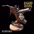 Bloodthirst Varkolak Miniature | Choose A-C or Set of 3 | 32mm Resin Vampire Werewolf Monster | DnD Pathfinder | Unpainted