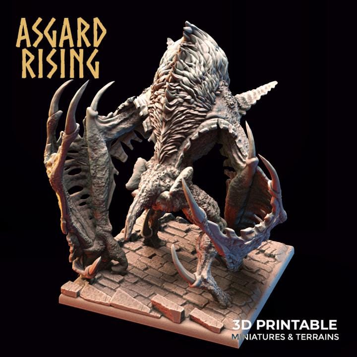 Bloodthirst Varkolak Miniature | Choose A-C or Set of 3 | 32mm Resin Vampire Werewolf Monster | DnD Pathfinder | Unpainted