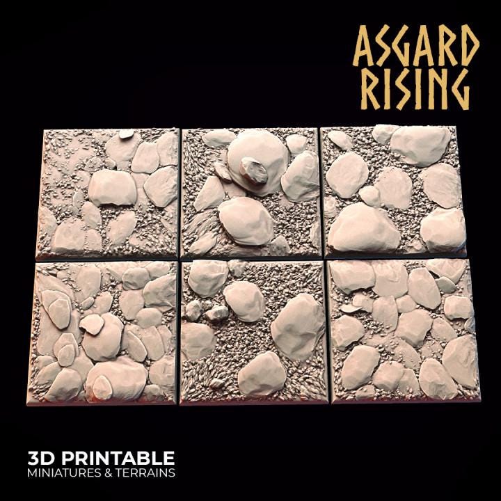 Tundra Troll Resin Miniature, Choose A-F or Set of 6, Asgard Rising 32mm DnD Pathfinder, Unpainted