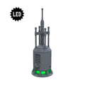 LED Antenna Sci-Fi Resin Terrain, Light-Up Communications Tower, Moonshine Miniatures 32mm Wargame, Unpainted