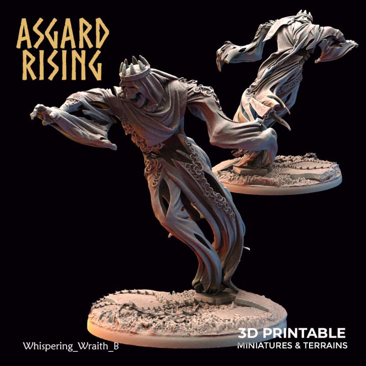 Whispering Wraith Resin Miniatures | Choose A-E or Full Set | Asgard Rising 32mm Undead RPG Minis | Unpainted