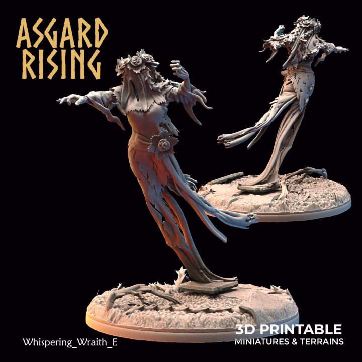 Whispering Wraith Resin Miniatures | Choose A-E or Full Set | Asgard Rising 32mm Undead RPG Minis | Unpainted