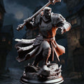 Paladin of War Thaddeus Resin Miniature | DM Stash 32mm Fantasy Knight | 25mm Base | Unpainted