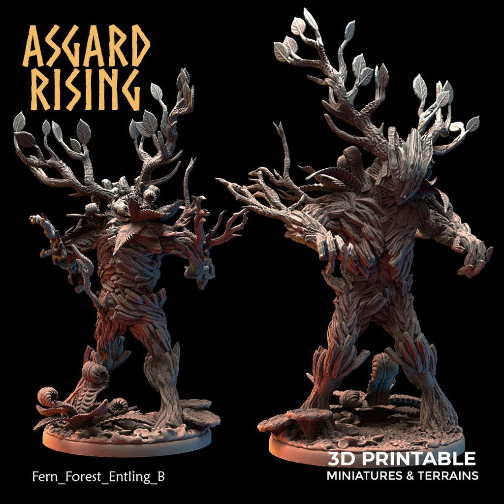 Fern Forest Entlings - Complete Set or Singles - 32mm Resin Printed Miniatures | Unpainted