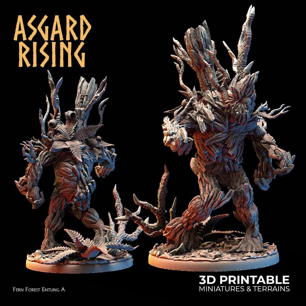 Fern Forest Entlings - Complete Set or Singles - 32mm Resin Printed Miniatures | Unpainted
