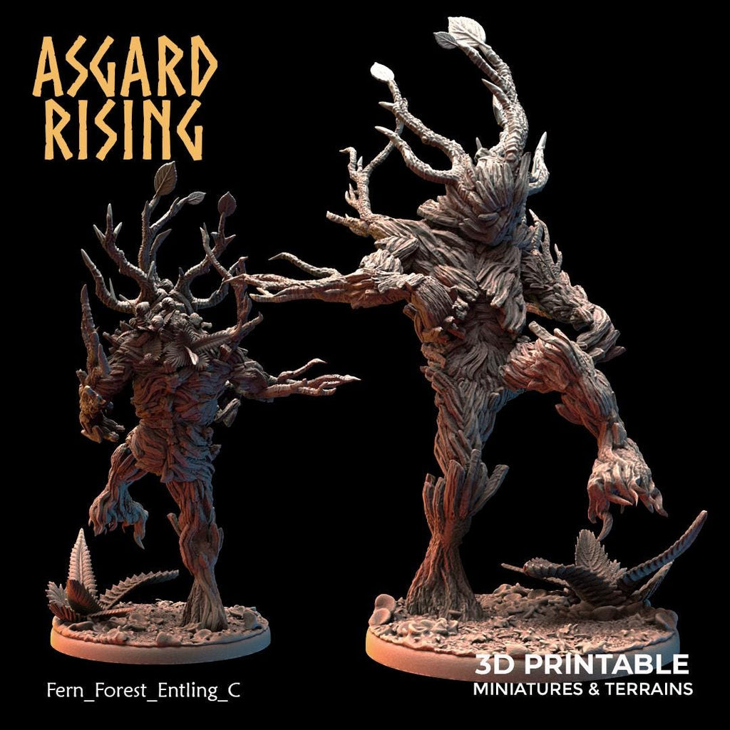 Fern Forest Entlings - Complete Set or Singles - 32mm Resin Printed Miniatures | Unpainted