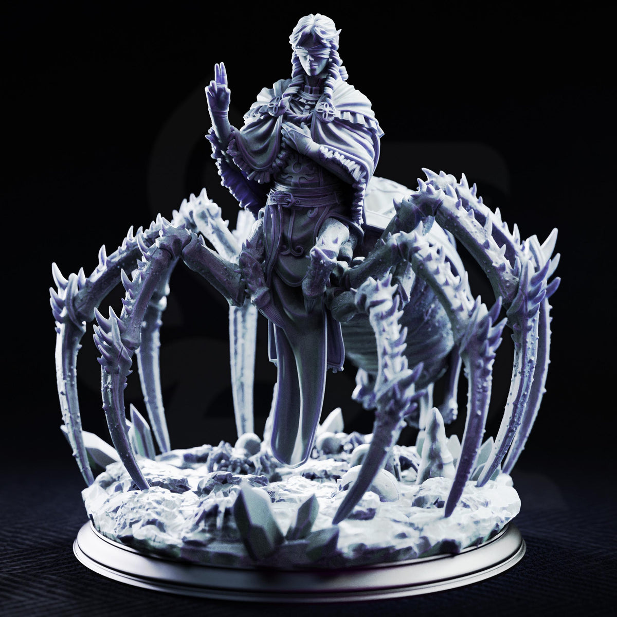 Drider Matron  32mm- Xarinath Resin Miniature for Tabletop RPGs