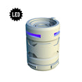 LED Sci-Fi Barrel Resin Terrain, Light-Up Cargo Scatter, Moonshine Miniatures 32mm Wargame, Unpainted image 1