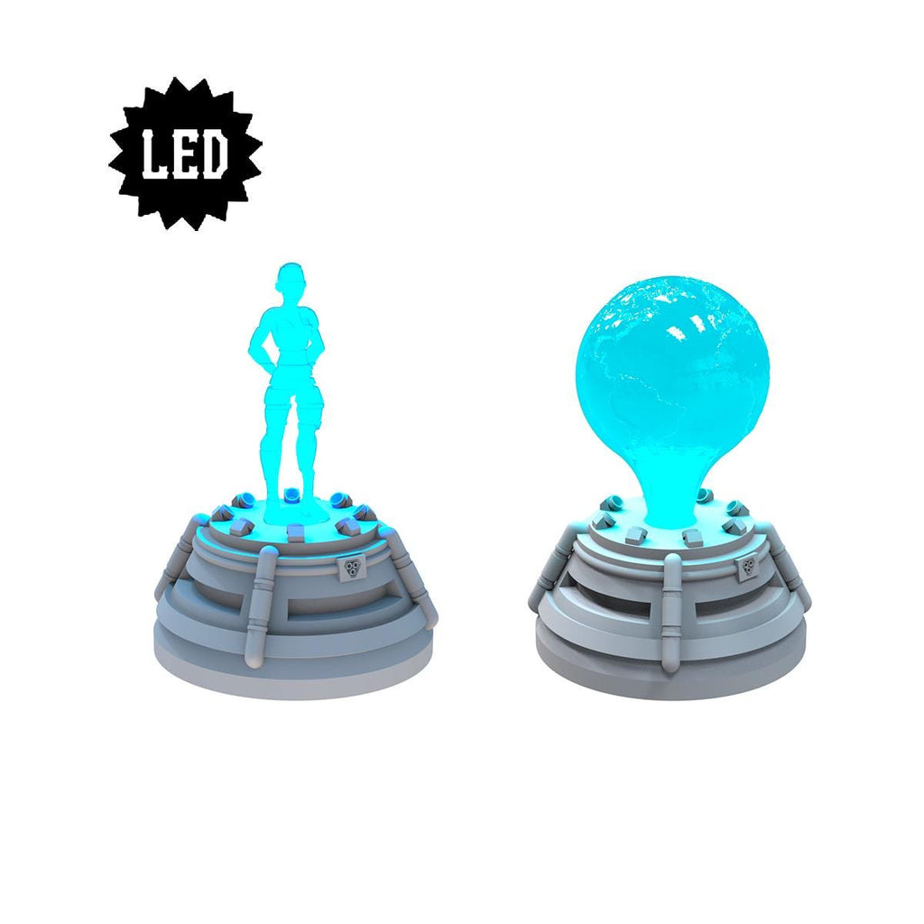 LED Holoprojector Resin Terrain, 2 Projection Sci-Fi Objective, Moonshine Miniatures 32mm Wargame, Unpainted image 1