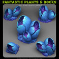 Hatched Alien Eggs — creator render; supplied unpainted