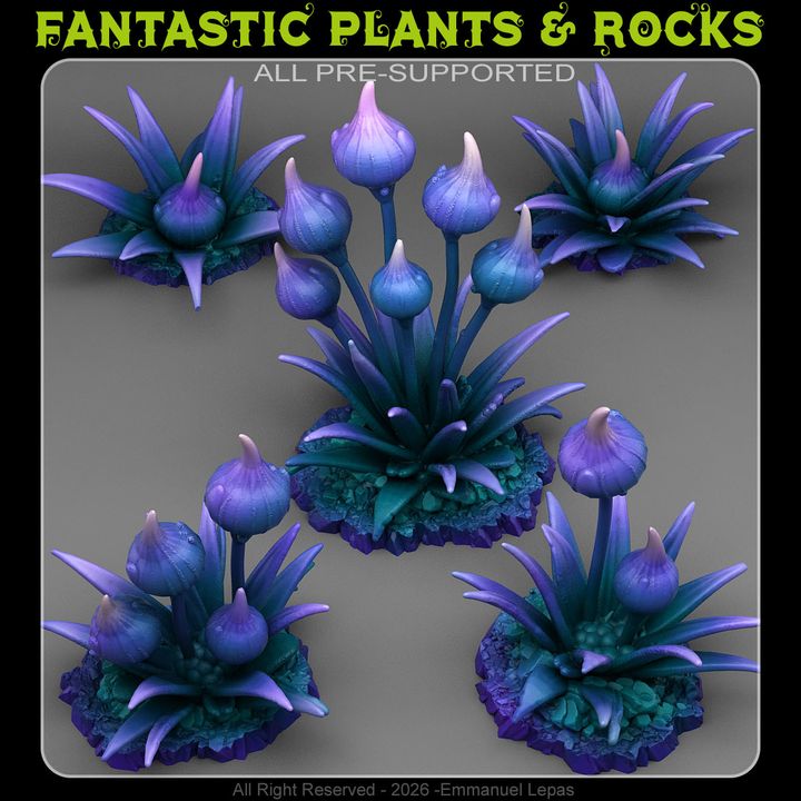 Poisonous Night Plants — creator render; supplied unpainted