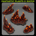 Hell Fire Rocks — creator render; supplied unpainted