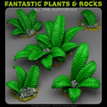 Jungle Aztec Plants — creator render; supplied unpainted