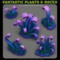 Void Tendril Flora — creator render; supplied unpainted