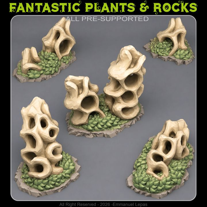 Elder Hollow Stones — creator render; supplied unpainted