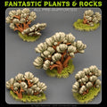 Rock Trees — creator render; supplied unpainted