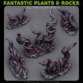 Underdark Crystal Roots — creator render; supplied unpainted