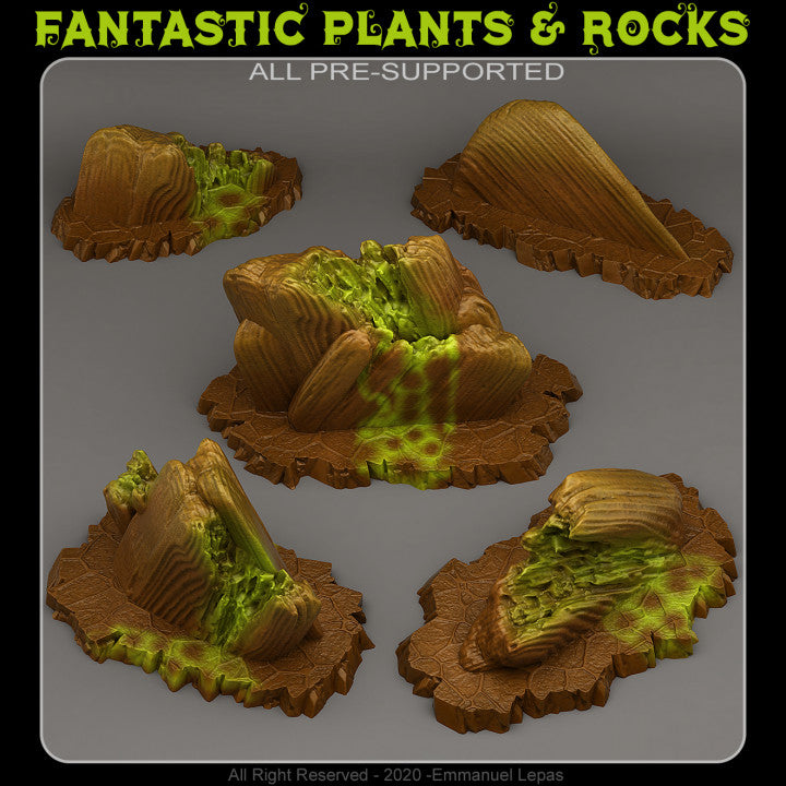 Acid Melted Stones — creator render; models supplied unpainted