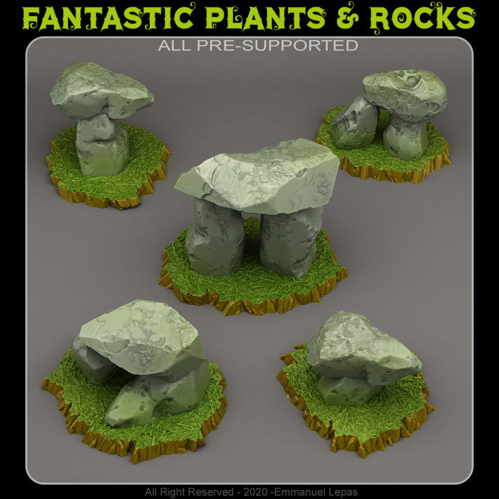 Ancient Dolmens — creator render; models supplied unpainted