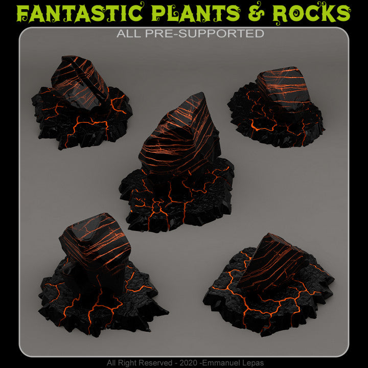 Demonic Basalt — creator render; models supplied unpainted