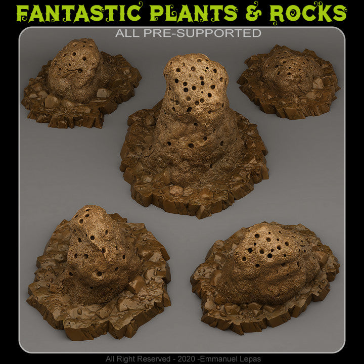 Giant Anthills — creator render; models supplied unpainted