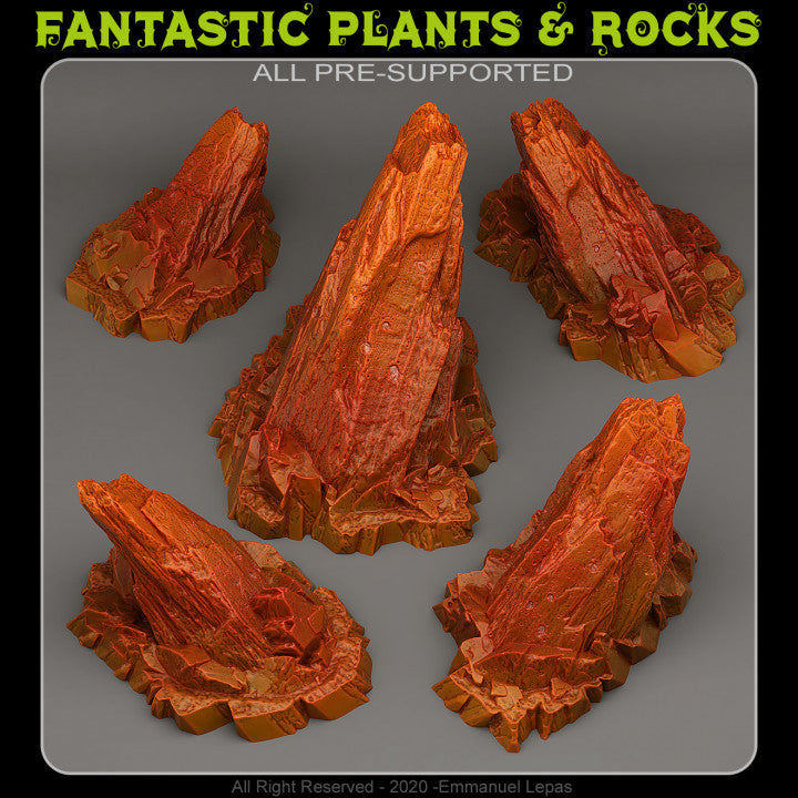 Martian Cliffs — creator render; models supplied unpainted