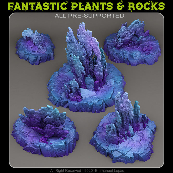 Neptunian Rocks — creator render; models supplied unpainted