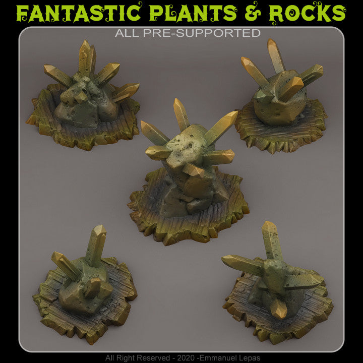 Trap Rocks — creator render; models supplied unpainted