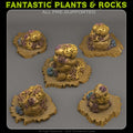 Underwater Sponge Rocks — creator render; models supplied unpainted