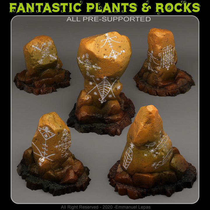 Voodoo Stones — creator render; models supplied unpainted