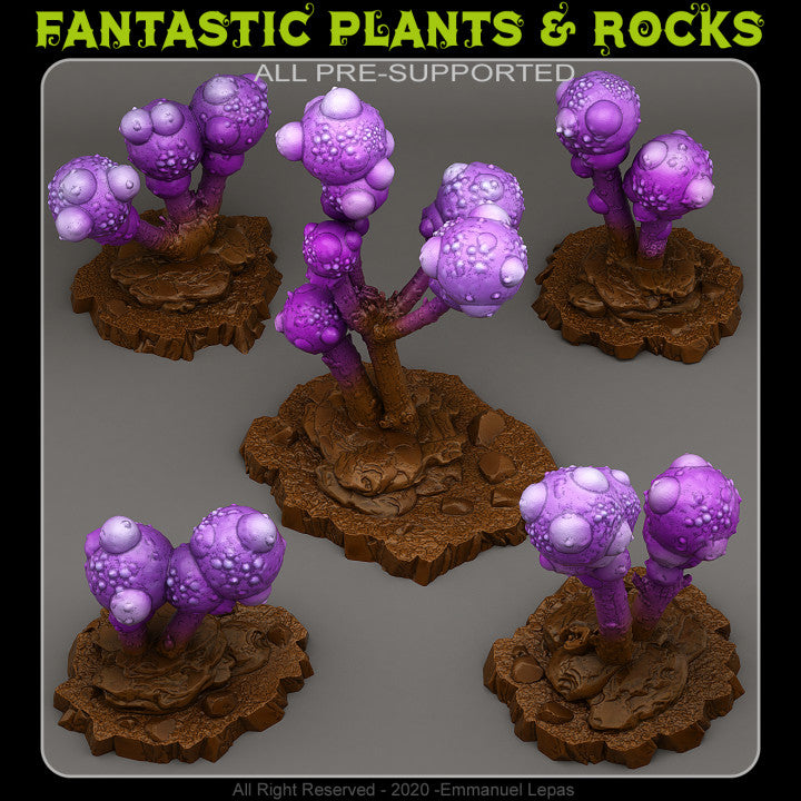 Alien Bulbs — creator render; models supplied unpainted