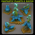 Alien Tentacle Plants — creator render; models supplied unpainted