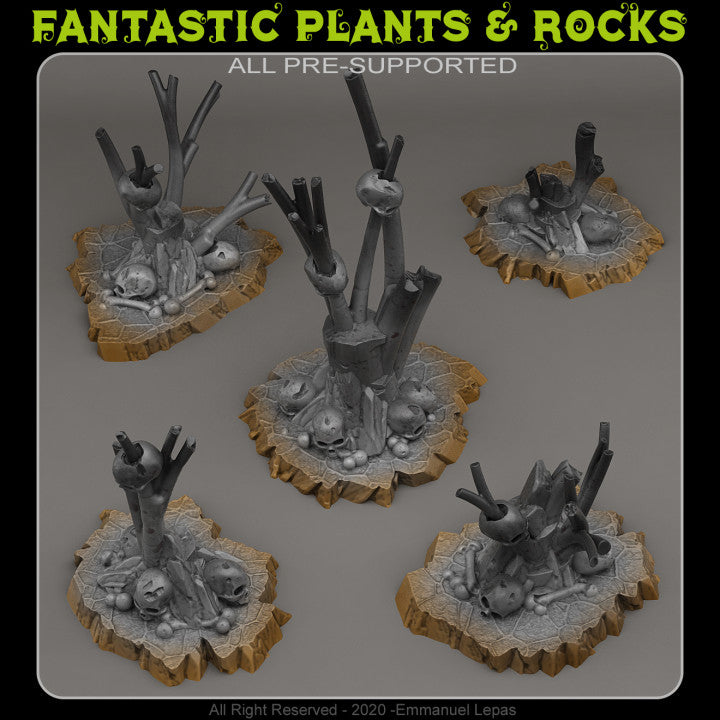Cannibal Feast Branches — creator render; models supplied unpainted
