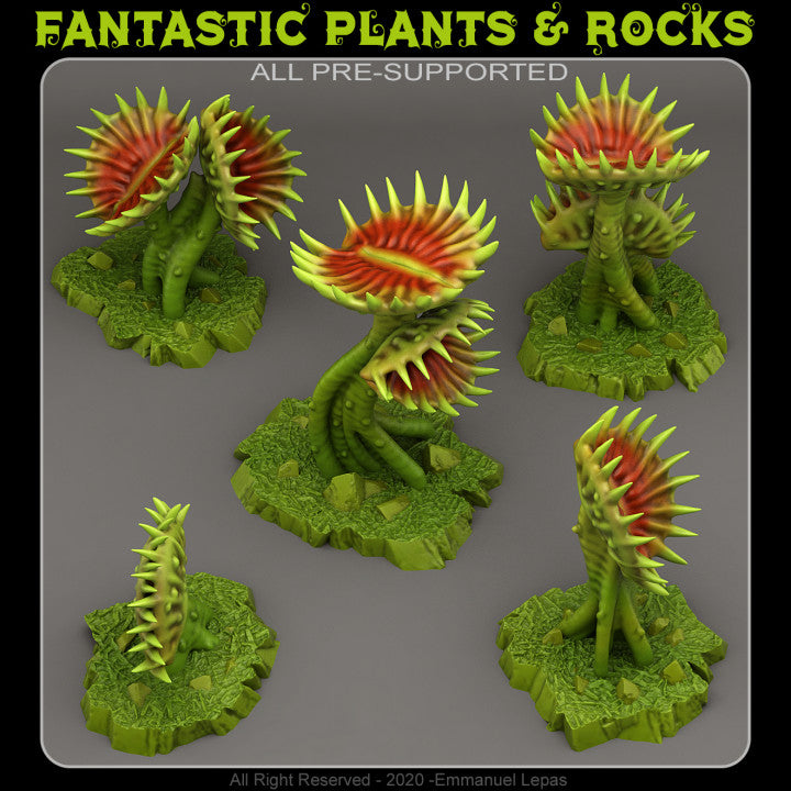 Carnivorous Plants — creator render; models supplied unpainted
