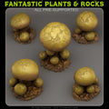 Cave Mushrooms — creator render; models supplied unpainted