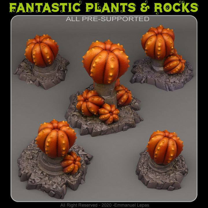Demonic Pumpkins — creator render; models supplied unpainted