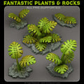 Green Monstera — creator render; models supplied unpainted