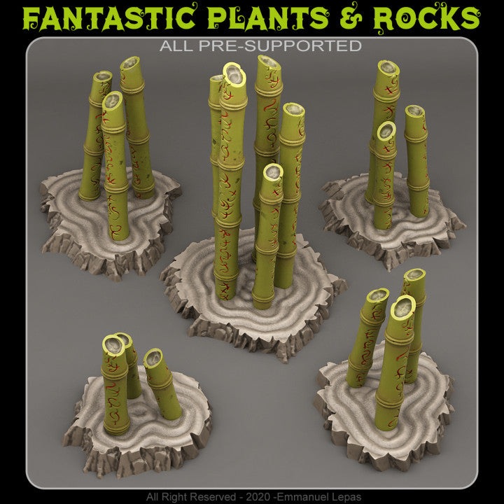 Magic Bamboo Groves — creator render; models supplied unpainted