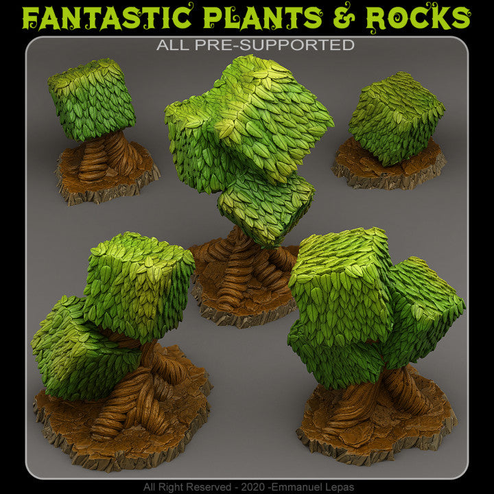 Red Queen'S Trees — creator render; models supplied unpainted
