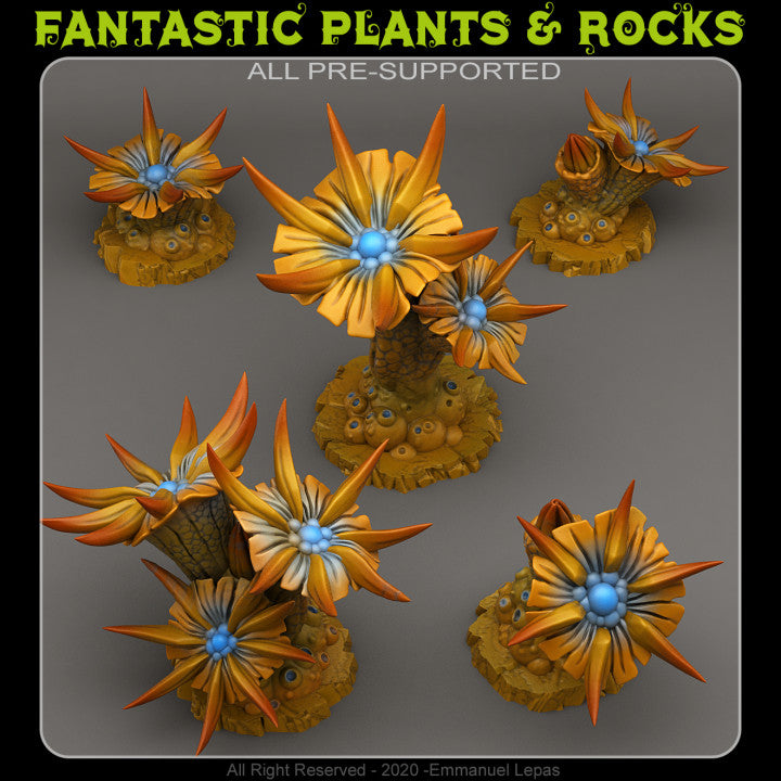 Venomous Flowers — creator render; models supplied unpainted